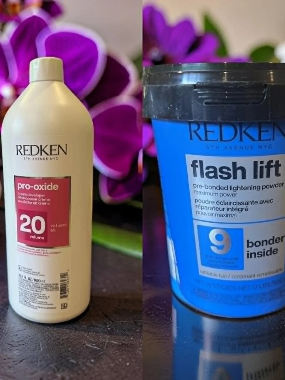 Redken Flash Lift Up to Level 8 Bonder Inside 1.1 lbs Pro Oxide 20 Vol Developer